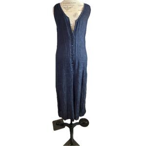 Firth, Blue Linen Jumper, Medium